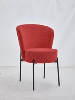 Nouvelles Chaises de Salle à Manger 2024 en Gros, Vente Chaude, Fabricant de Meubles de Maison, Chaises de Salle à Manger en Tissu Moelleuses et Abordables