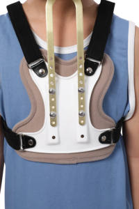 Hoge Kwaliteit Verstelbare Stalen Orthesen Kinderen Cervicale Thoracale Orthese Brace-Hot Verkoop Revalidatietherapie - Product Image 5