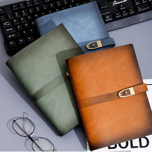 Cuaderno de Cuero Vacuno Hecho a Mano de Primera Calidad, con Hojas Sueltas, para Diario, Diario Recargable Vintage para Viajes, Cierre de Hebilla, A5 - Product Image 2