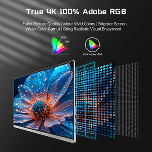 Eimio tùy chỉnh màn hình di động cho <span class=keywords><strong>MacBook</strong></span> <span class=keywords><strong>Pro</strong></span> 14 inch 3840*2400 siêu rõ ràng 4K màn hình di động màn hình di động LCD - Product Image 3