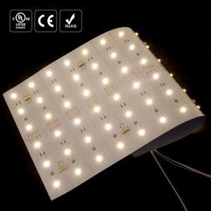 Raymates bên sân khấu RGBW dẫn ánh sáng tấm 500x238mm 16M màu sắc trắng âm nhạc đồng bộ thông qua ứng dụng linh hoạt & cuttable - Product Image 6