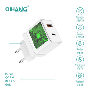 Caricatore Rapido EU 3-Pin da 33W, Caricatore da Muro con 2 Porte USB e Power Delivery per Telefono e Tablet, <span class=keywords><strong>Adattatore</strong></span> Standard <span class=keywords><strong>Britannico</strong></span> CE ROHS - Product Image 5