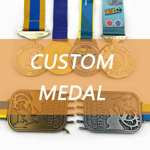 ميدالية رياضية معدنية مخصصة بشعار حسب الطلب، ميدالية تذكارية ثلاثية الأبعاد مطلية بالمينا لسباقات 5 كم و10 كم ونصف ماراثون، تصميم دوار - Product Image 2