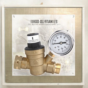 Robinet de régulation de pression manuel en laiton sans plomb 3/4, accessoire PRV, vanne de réduction réglable, garantie 3 ans, standard - Product Image 3