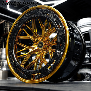 Cerchi Forgiati in Due Pezzi con Bordo Profondo Concavo 18" 19" 20" 21" 22" Pollici Oro Cromato 5x120 5x114.3 5x130 Ruote di Lusso per <span class=keywords><strong>BMW</strong></span> - Product Image 1