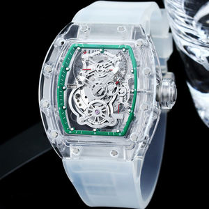 Montre mécanique tourbillon personnalisée haut de gamme avec boîtier en saphir – Accessoire de luxe pour les événements de gala et les voyages - Product Image 5