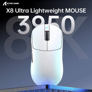 Attack Shark X8 Ultra Gaming <b>Mouse</b>,55g Ultra-Lightweight BT/2.4GHz Wireless/Wired <b>Mouse</b>,PAW3950 42000 DPI - Product Image 4