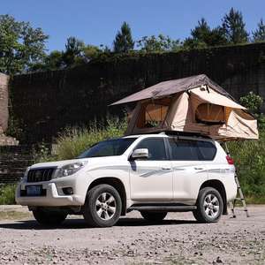 Vente en gros de tente de toit en toile imperméable pour 2-3 personnes ABS Triangle aluminium dur meilleur toit <span class=keywords><strong>camping</strong></span> extérieur tente voiture - Product Image 2