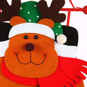 <span class=keywords><strong>Calendario</strong></span> de Adviento Navideño Colgante de Fieltro con Diseño de Reno, <span class=keywords><strong>Calendario</strong></span> Creativo de Cuenta Regresiva de Navidad de 24 Días con Colgante Decorativo - Product Image 2