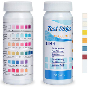 Bandelettes de test de <span class=keywords><strong>piscine</strong></span> 6 en 1 Kits de test d'eau <span class=keywords><strong>Kit</strong></span> de test d'eau de <span class=keywords><strong>piscine</strong></span> à 5 voies - Product Image 2