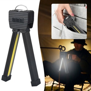 Fitness Selfie <b>Light</b> Multifunctional 90. Rotate 5 Modes Camping Lightingflashlight Auto Repair Work Lightfolding COB <b>Light</b> - Product Image 1