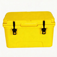 Glacière isotherme rotomoulée personnalisée camouflage 65QT, étanche, portable, coque rigide en PE, avec logo, pour camping, pêche, aliments et canettes