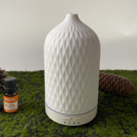 Gride Design – diffuseur d'huiles essentielles en céramique, diffuseur d'aromathérapie à ultrasons avec minuteries et veilleuses