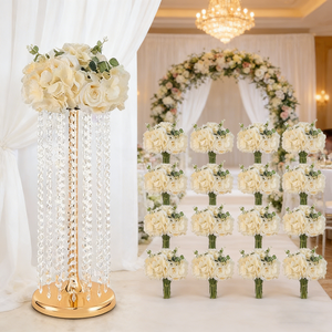 Sfera Floreale per Matrimonio, Decorazione Moderna Bianca, Grande Centrotavola Artificiale in Plastica Bianca, Spedizione Gratuita - Product Image 2