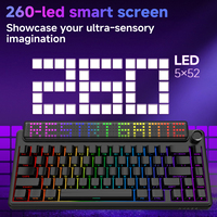 Keyboard Mekanik 68 Tombol Ringkas Layanan Lengkap Tri Mode 2.4G BT USB C RGB Produsen OEM ODM Grosir Langsung Pabrik