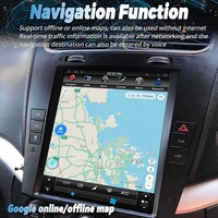 Reproductor Multimedia para Auto con Pantalla Tesla Android 13.0 DSP Carplay, 8+256G ROM, GPS, Radio y Audio para Dodge Journey Fiat Freemont 2012-2020