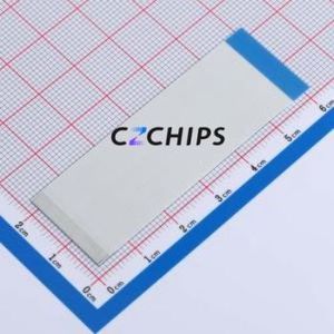 JS05B-40P-060-3-4 FFC Cable (Flexible Flat Cable) P=0.5mm Connector 40P 0.5mm 0.3mm Reverse - Product Image 2