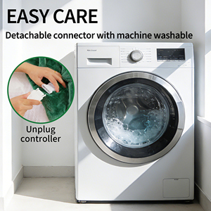Custom Hot Sale Electric <strong>Heated</strong> <strong>Throw</strong> <strong>Blanket</strong> Fast Heating Plush Washable Multiple Sizes (Single to King) for Bed Sofa Office - Product Image 5