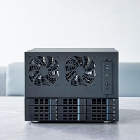 Großhandelspreis 9-Bay NAS-Server-Gehäuse Maßgefertigtes Hochwertiges Metall-Computer Schwarzes Server-Chassis-Gehäuse