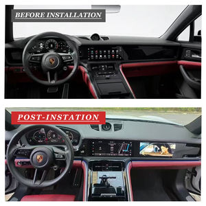 Cho Porsche Panamera2024-2025 Xe sửa đổi hành khách màn hình đa phương tiện Player nâng cấp Kit Android <span class=keywords><strong>GPS</strong></span> <span class=keywords><strong>navigation</strong></span> - Product Image 2