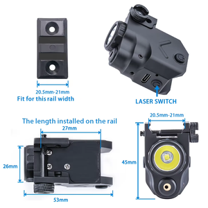 Zoomfire <span class=keywords><strong>600LM</strong></span> Có Thể Sạc Lại LED Đèn Pin Hợp Kim Nhôm Mini <span class=keywords><strong>Torch</strong></span> Cho Săn Bắn Cắm Trại & Khẩn Cấp Nhà Quốc Phòng Ánh Sáng - Product Image 4