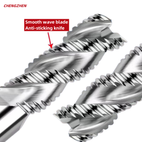 Fraise à dégrossir CHENGZHEN HRC55 à 4 dents 100 mm - Haute précision ≤0,005 mm, revêtement AlTiN, certifiée RoHS, outil CNC