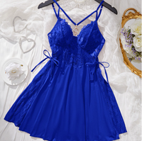 Promotion Été 2026 Ensemble de Lingerie de Mariée de Luxe Sexy en Dentelle Transparente et Soie de Lait Dobby 3 Pièces : Robe Longue à Manches Longues, Robe Nuisette et Chemise de Nuit