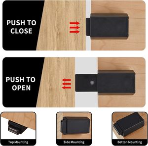 Armadio da <span class=keywords><strong>cucina</strong></span> moderna chiavistelli magnetici in metallo/plastica chiudiporta - Product Image 4