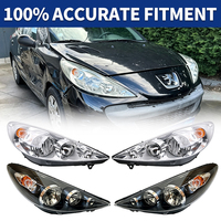 Ensemble de phares avant halogènes OE 6206P3 6208P3 pour Peugeot 207 206 Plus 207 Compact, remplacement de phare 6204CH 6205CG