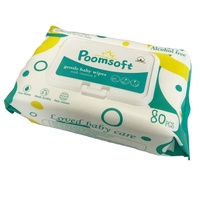 Lingettes pour bébé ultra douces non tissées 80 pièces bon marché, fabrication OEM ODM