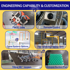 เครนยกแผงโซลาร์เซลล์แบบจิ๊บ รุ่นปี 2026 ยี่ห้อ Easytech OEM สำหรับงานก่อสร้างท่อ  ยกกล่องกระดาษ  ยกถัง  ยกแผ่นยิปซัม  และยกท่อลมแบบสุญญากาศ - Product Image 5
