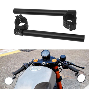 Manubri Universali Clip-on da 35mm e 37mm per Moto, Stile <span class=keywords><strong>Cafe</strong></span> <span class=keywords><strong>Racer</strong></span> e Sportbike, Personalizzabili in Nero, Disponibili Direttamente dalla Fabbrica - Product Image 5