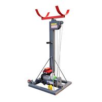 Lève-charge électrique 220V pour porte de garage, transport de conduits de ventilation, installation d'auvents, équipement de levage lourd