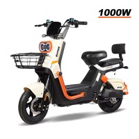 Moped électrique 500W directement de l'usine en Chine, longue autonomie, batterie amovible, vélo électrique intelligent pour adultes avec cadre en acier 60V