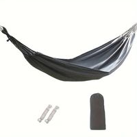 Hamac en toile pour le camping, la randonnée, les voyages, les activités de plein air, design pliable en tricot avec toile épaisse, durable et élégant