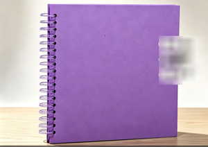 <span class=keywords><strong>Album</strong></span> <span class=keywords><strong>photo</strong></span> à couverture rigide en papier kraft de 8 pouces, reliure spirale, DIY, <span class=keywords><strong>vierge</strong></span>, pour découpe et collage, livre de cartes commémoratif fait main - Product Image 4