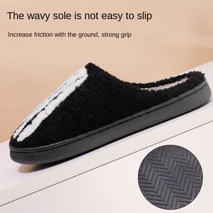 Venta al por mayor invierno casa zapatillas mullidas Halloween calavera calabaza fantasma Reno muñeco de nieve <span class=keywords><strong>enano</strong></span> árbol de Navidad Santa para Mujeres Hombres - Product Image 4