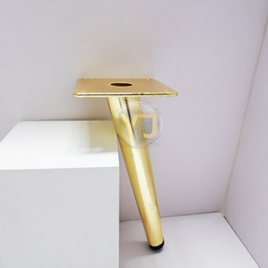 Furniture Legs <b>Gold</b> Tapered 150mm Heavy Duty <b>Sofa</b> Coffee Table Retro Style Customizable Size - Product Image 1