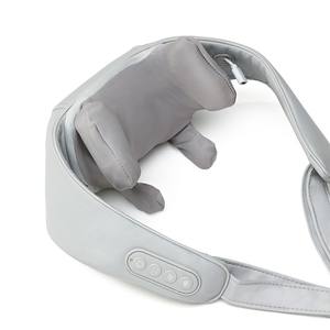 Máquina masajeadora de cuello y hombros shiatsu portátil para aliviar la tensión inalámbrica eléctrica con calefacción - Product Image 5