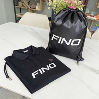 Bolsa de Embalaje Textil para Gorra de Béisbol de 28*35cm, Bolsa de Embalaje de Satén para Camiseta Polo de 32*39cm, Personalizada con Logotipo