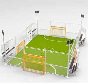 MCG Set kandang sepak bola jalanan, peralatan olahraga penuh yang dapat disesuaikan dengan sistem lapangan rumput buatan dan Stadion buatan - Product Image 2