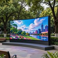 Mur vidéo LED incurvé P10, haute luminosité, affichage LED couleur plein écran pour extérieur, panneau d'affichage numérique personnalisé, 10 mm HDR10+, IP66