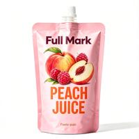 Pochettes personnalisées avec bec verseur pour boissons, emballage haute barrière en PET/PE pour jus de fruits, sacs plastiques liquides anti-fuite avec bec verseur
