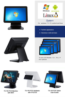 Caisse enregistreuse automatique de supermarché, système sous windows, tout-en-un, tablette android, de vente au détail,
