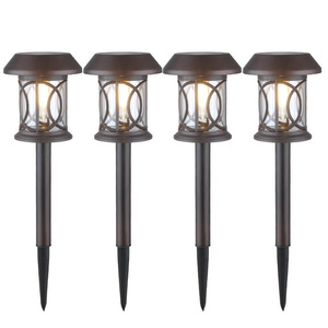 Lampe solaire de jardin Huichu avec ampoule à filament, lampe de cour résistante à la pluie, lumière décorative LED à brancher au sol - Product Image 5