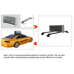 Affichage LED P5 IP66 étanche pour toit <span class=keywords><strong>de</strong></span> taxi, <span class=keywords><strong>écran</strong></span> publicitaire extérieur couleur avec animation SDK - Product Image 2