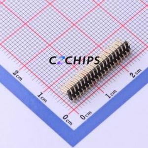 X1321WVS-2x19J-C40D53 Pin Header SMD,P=1.27mm Connector ( Pin Structure: 2x19P )( Pitch: 1.27mm )( Row Spacing: 1.27mm ) - Product Image 2