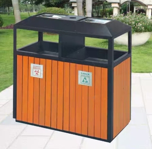 Poubelles extérieures, conteneurs à déchets en acier inoxydable pour les espaces publics, les parcs, les complexes, les conteneurs à déchets <span class=keywords><strong>de</strong></span> fruits et légumes - Product Image 2