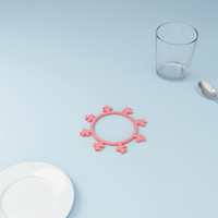 Sous-verre en silicone, tapis de table résistant à la chaleur, anti-brûlure, épaissi, plusieurs couleurs, style moderne minimaliste