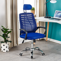 Chaise de bureau en maille de haute qualité avec appui-tête Chaise de soutien du dos multifonction Bureau d'ordinateur